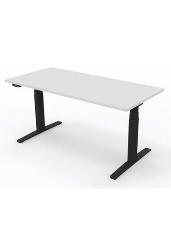 Matrix sit-stand desk 120 x 80 cm. white / black